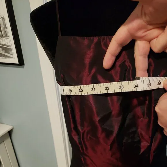 Acetate Formal Dress size 7 - Picture 8 of 12